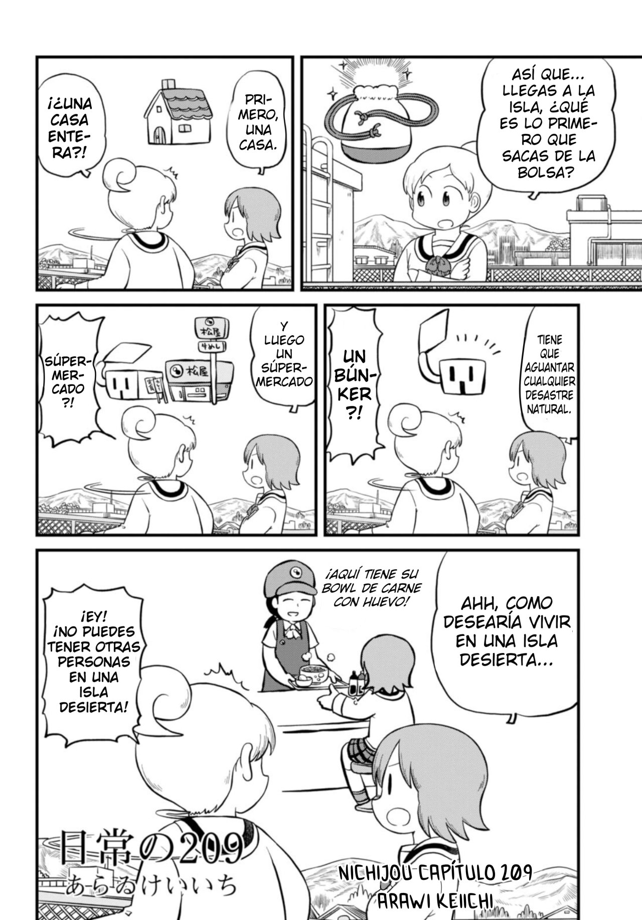 Read Nichijou (es) Manga Online