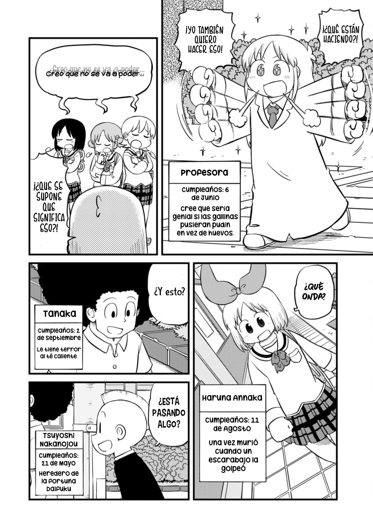 Read Nichijou (es) Manga Online