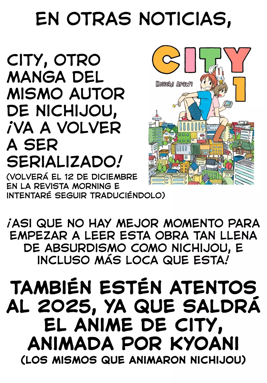 Read Nichijou (es) Manga Online