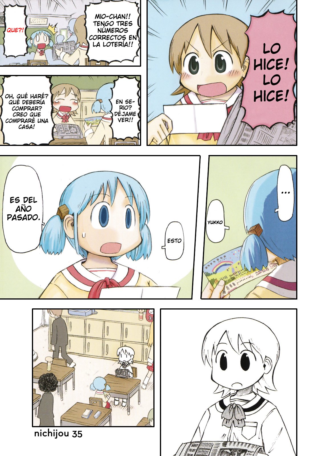 Read Nichijou (es) Manga Online