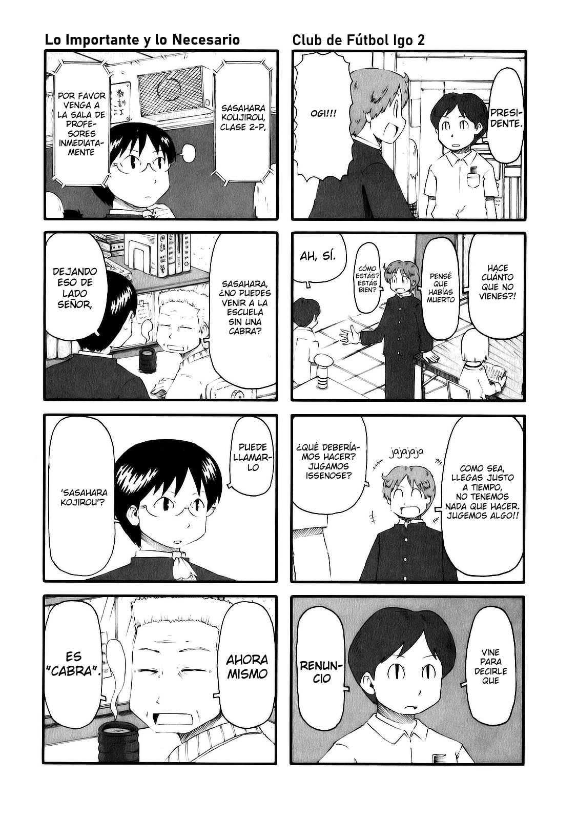 Read Nichijou (es) Manga Online