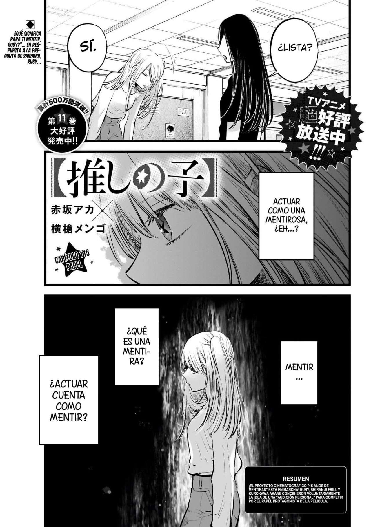 Read Oshi No Ko (es) Manga Online