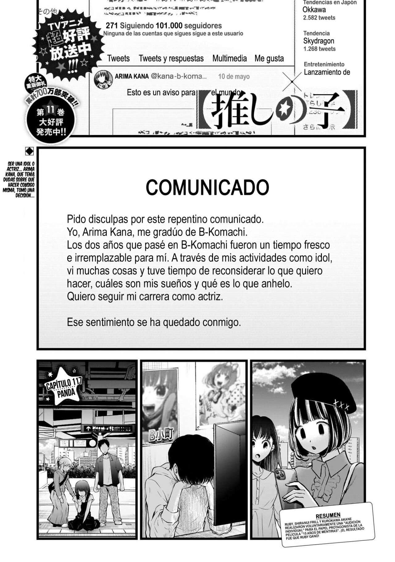 Read Oshi No Ko (es) Manga Online