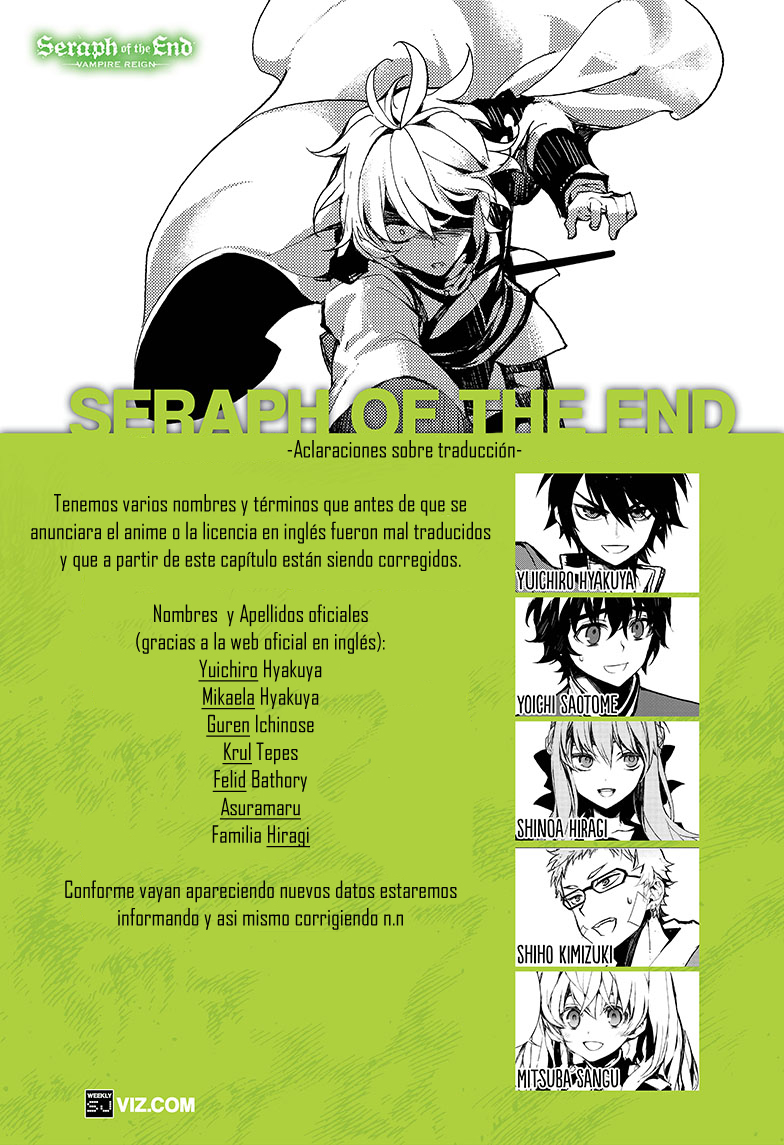 Read Owari no Seraph (es) Manga Online