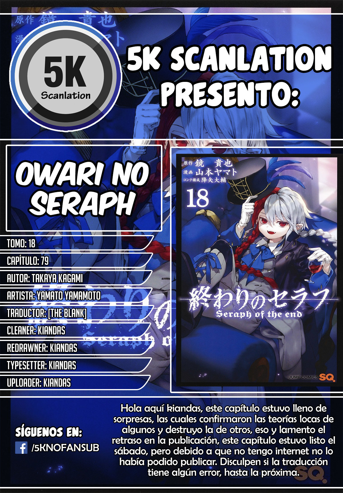Read Owari no Seraph (es) Manga Online