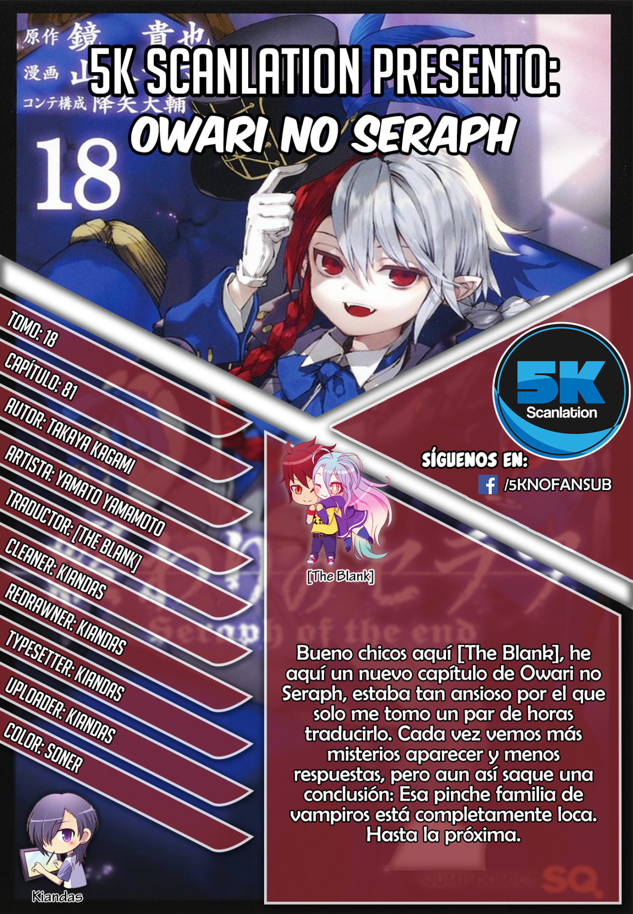 Read Owari no Seraph (es) Manga Online