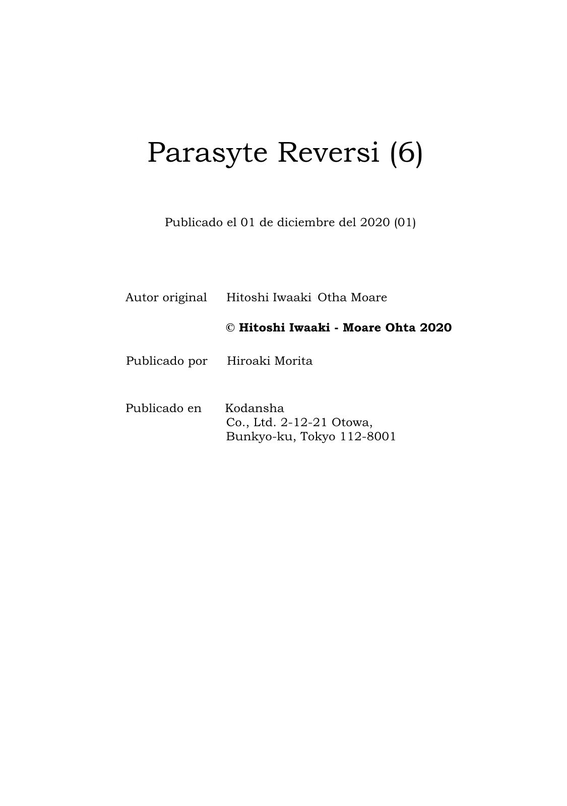 Read Parasyte Reversi (es) Manga Online