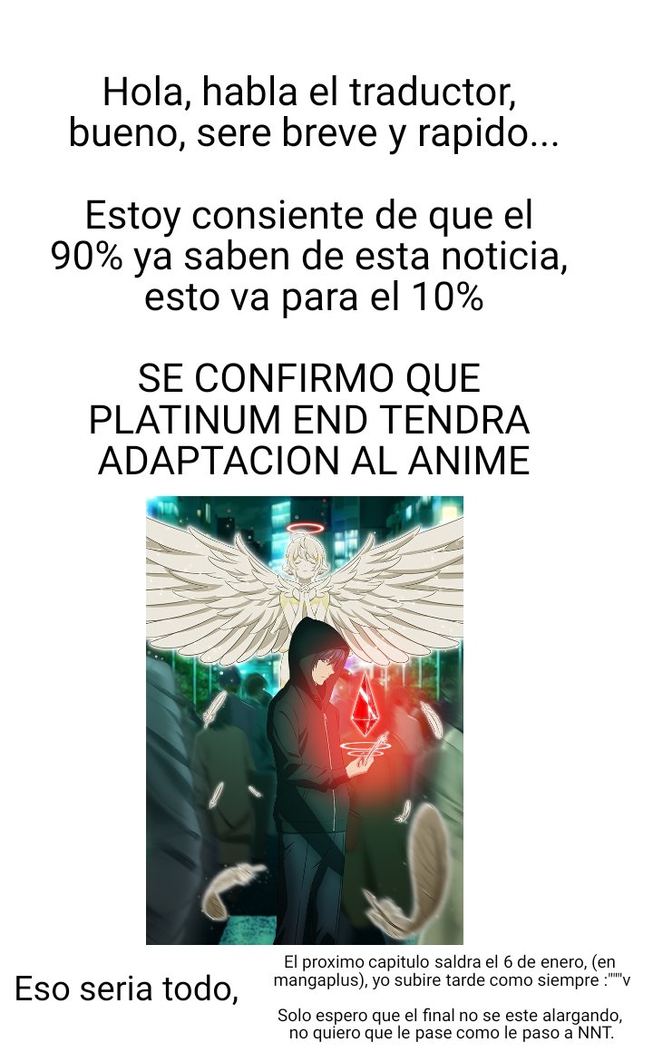 Read Platinum End (es) Manga Online