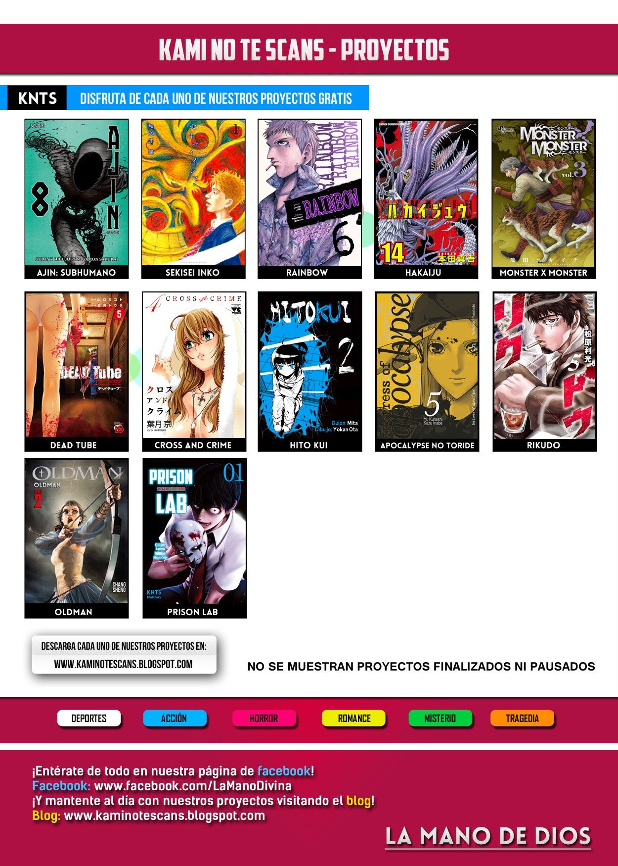 Read Rainbow_ Nisha Rokubou no Shichinin (es) Manga Online