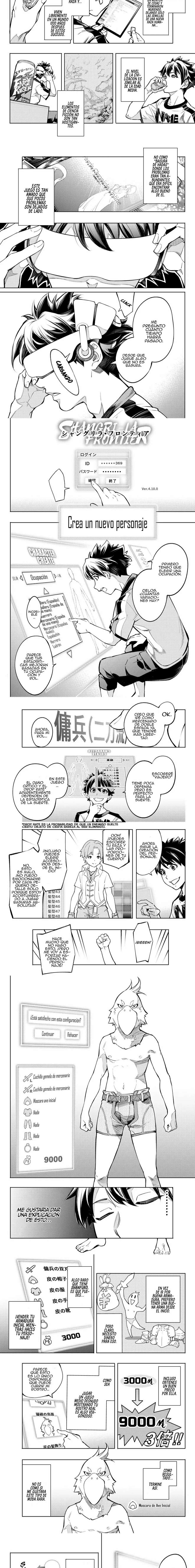 Read Shangri-La Frontier_ Crappy Game Hunter Challenges God-Tier Game (es) Manga Online