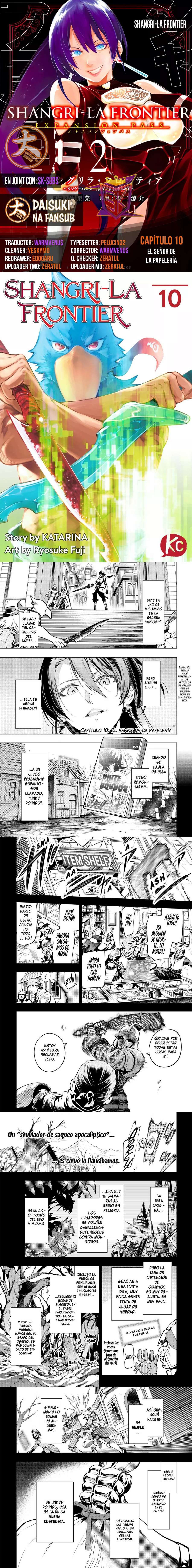 Read Shangri-La Frontier_ Crappy Game Hunter Challenges God-Tier Game (es) Manga Online