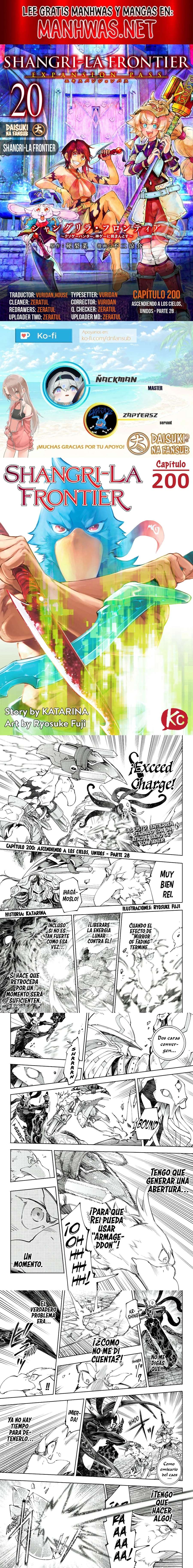 Read Shangri-La Frontier_ Crappy Game Hunter Challenges God-Tier Game (es) Manga Online