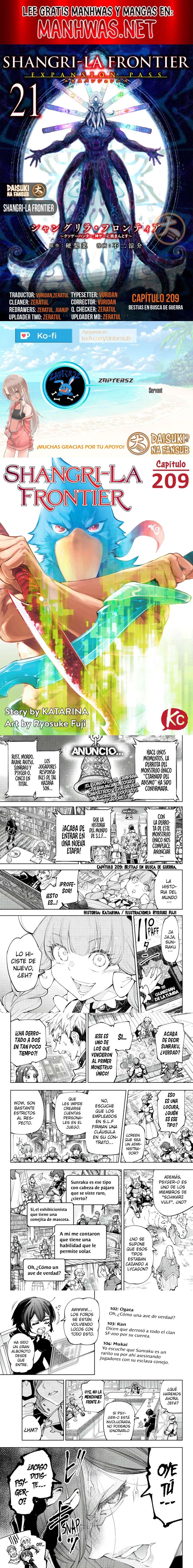 Read Shangri-La Frontier_ Crappy Game Hunter Challenges God-Tier Game (es) Manga Online