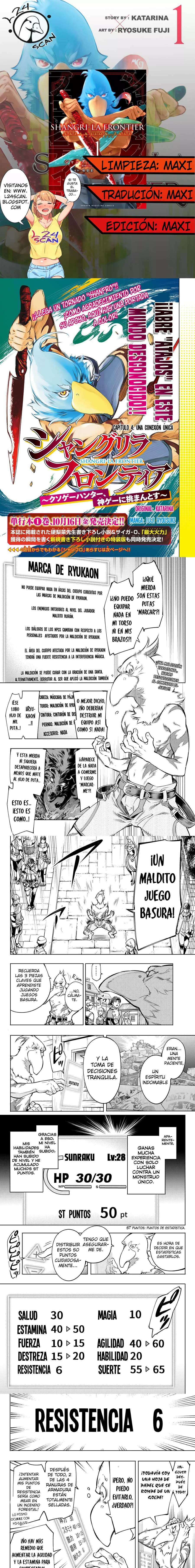Read Shangri-La Frontier_ Crappy Game Hunter Challenges God-Tier Game (es) Manga Online