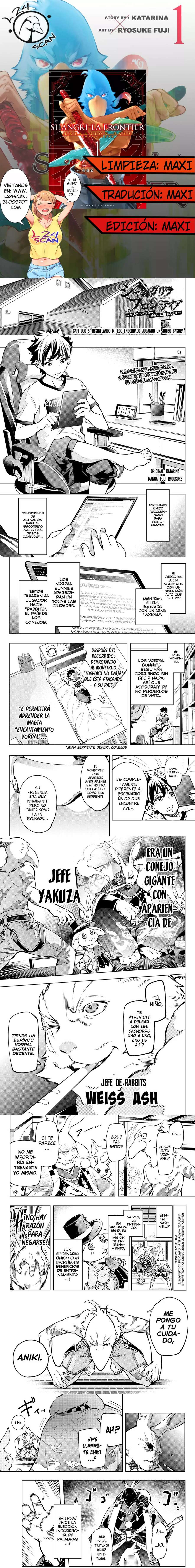 Read Shangri-La Frontier_ Crappy Game Hunter Challenges God-Tier Game (es) Manga Online