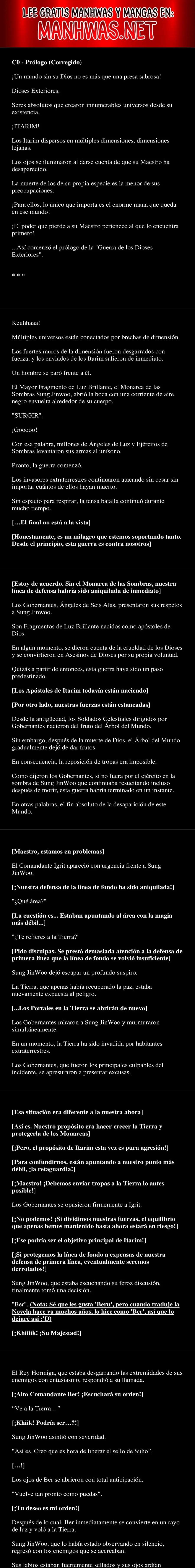 Read Solo Leveling_ Ragnarok (es) Manga Online