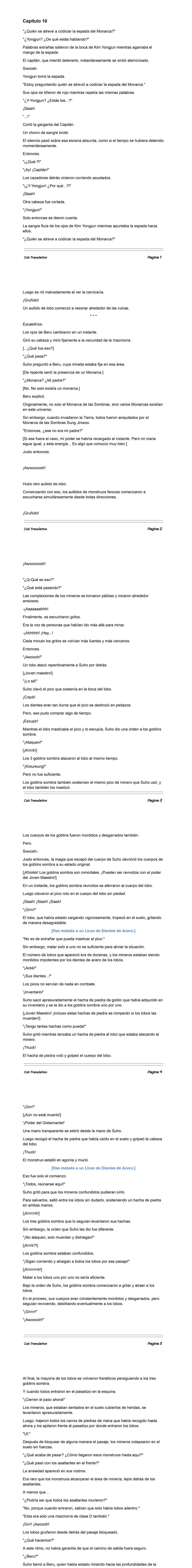 Read Solo Leveling_ Ragnarok (es) Manga Online