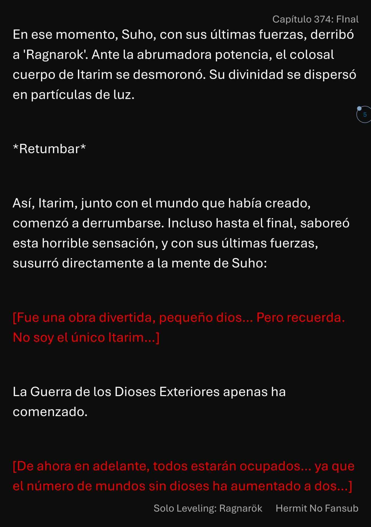 Read Solo Leveling_ Ragnarok (es) Manga Online