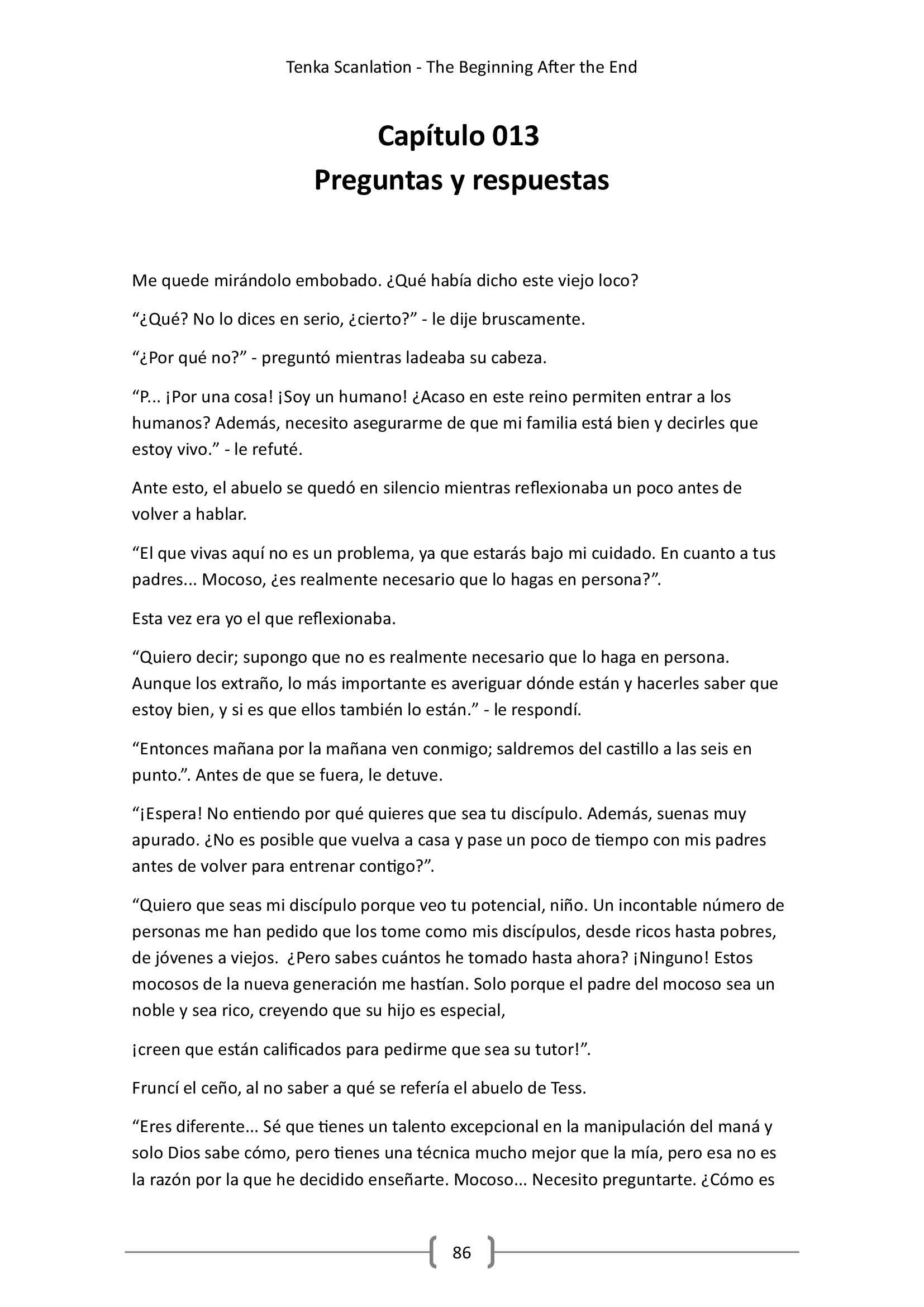 Read The Beginning After the End (es) Manga Online