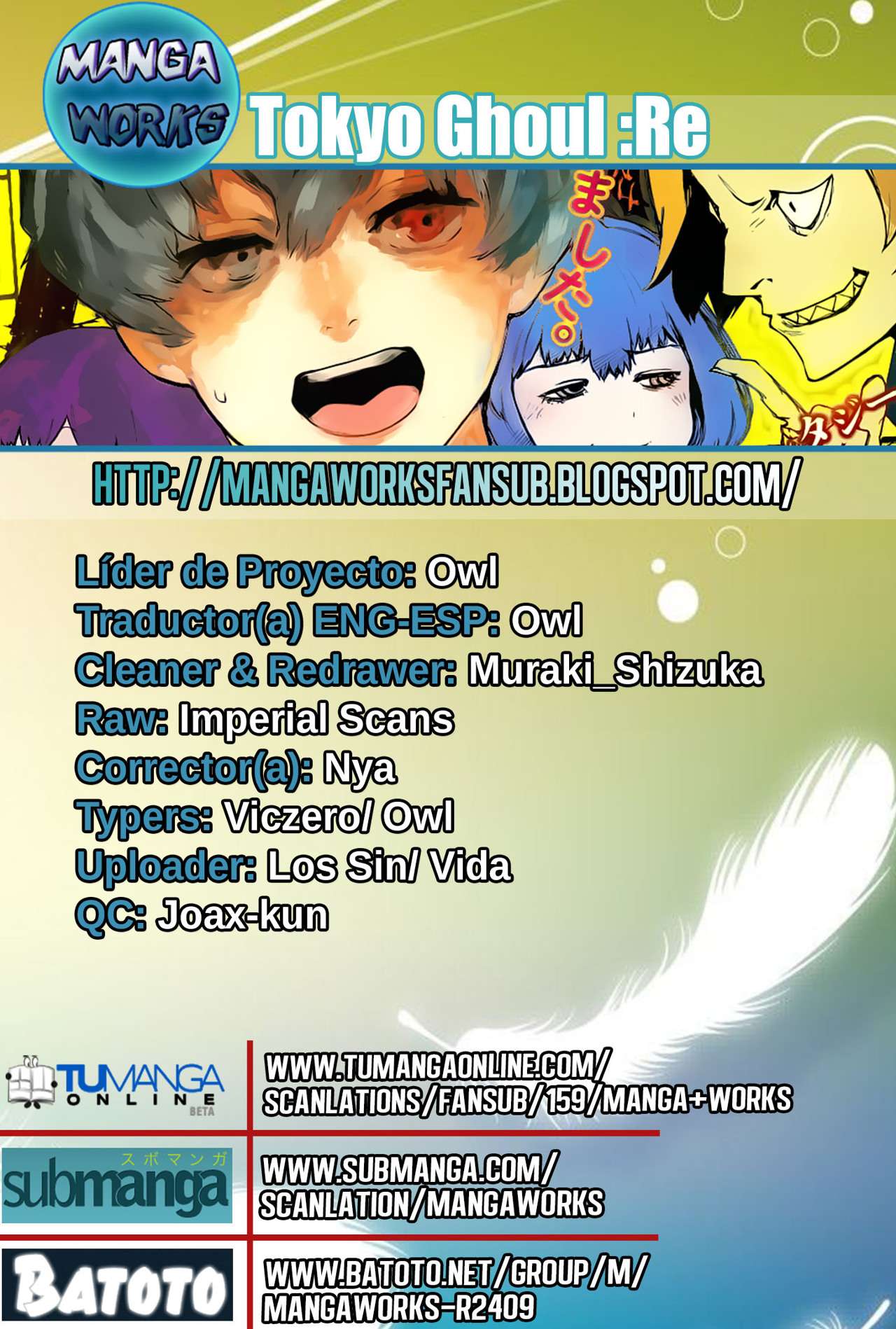 Read Tokyo Ghoul_re (es) Manga Online