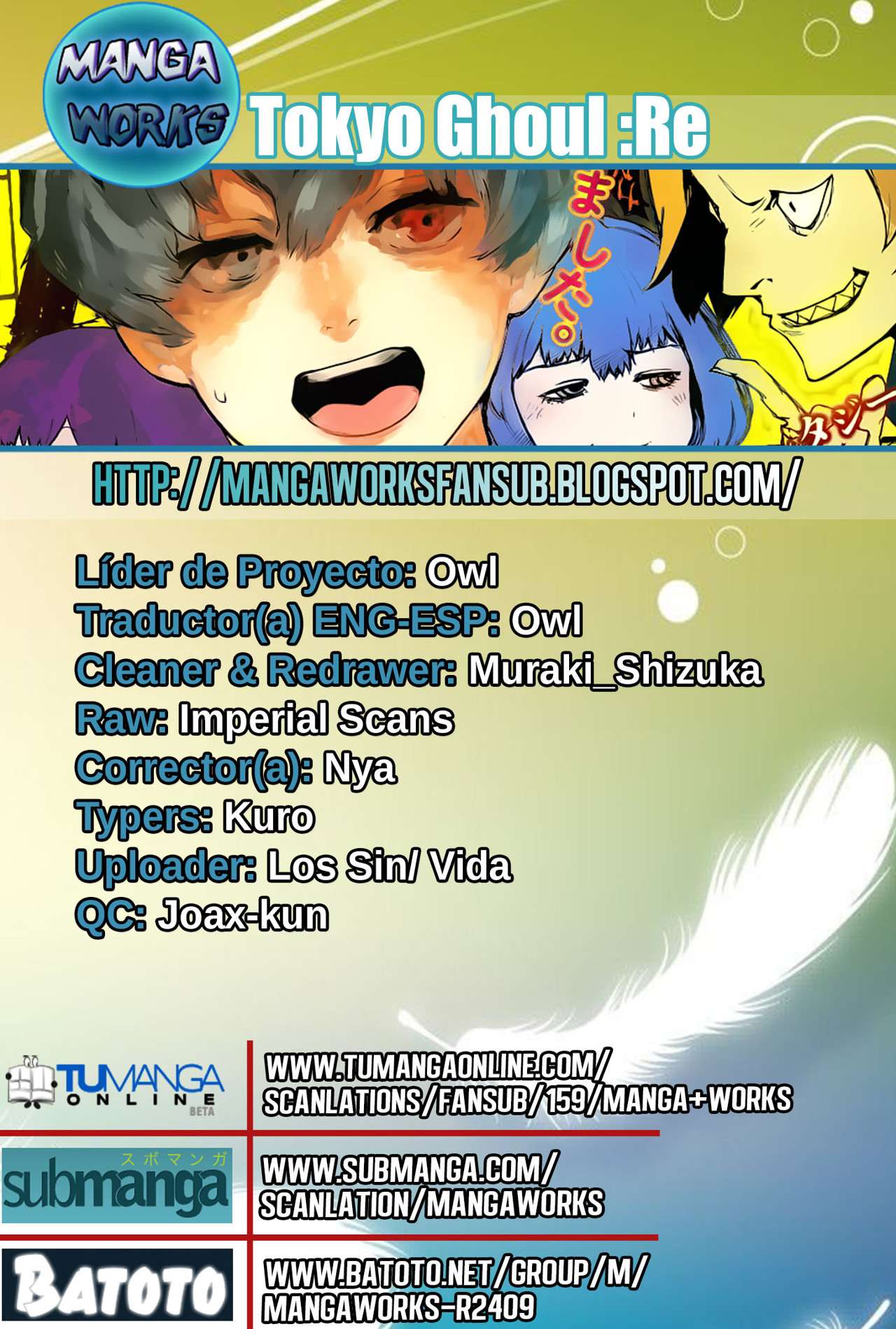 Read Tokyo Ghoul_re (es) Manga Online