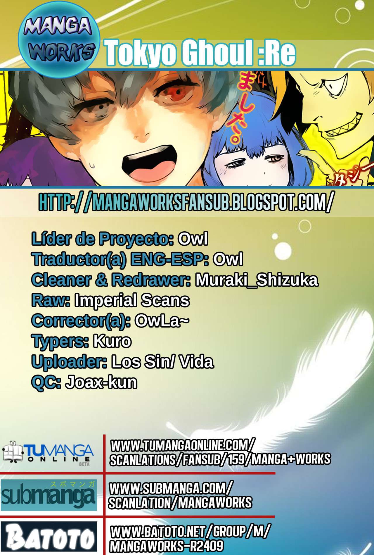 Read Tokyo Ghoul_re (es) Manga Online
