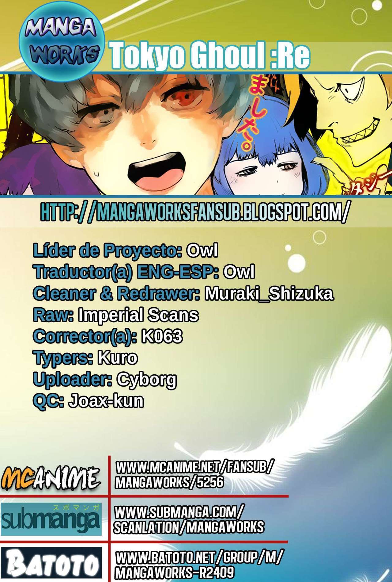 Read Tokyo Ghoul_re (es) Manga Online