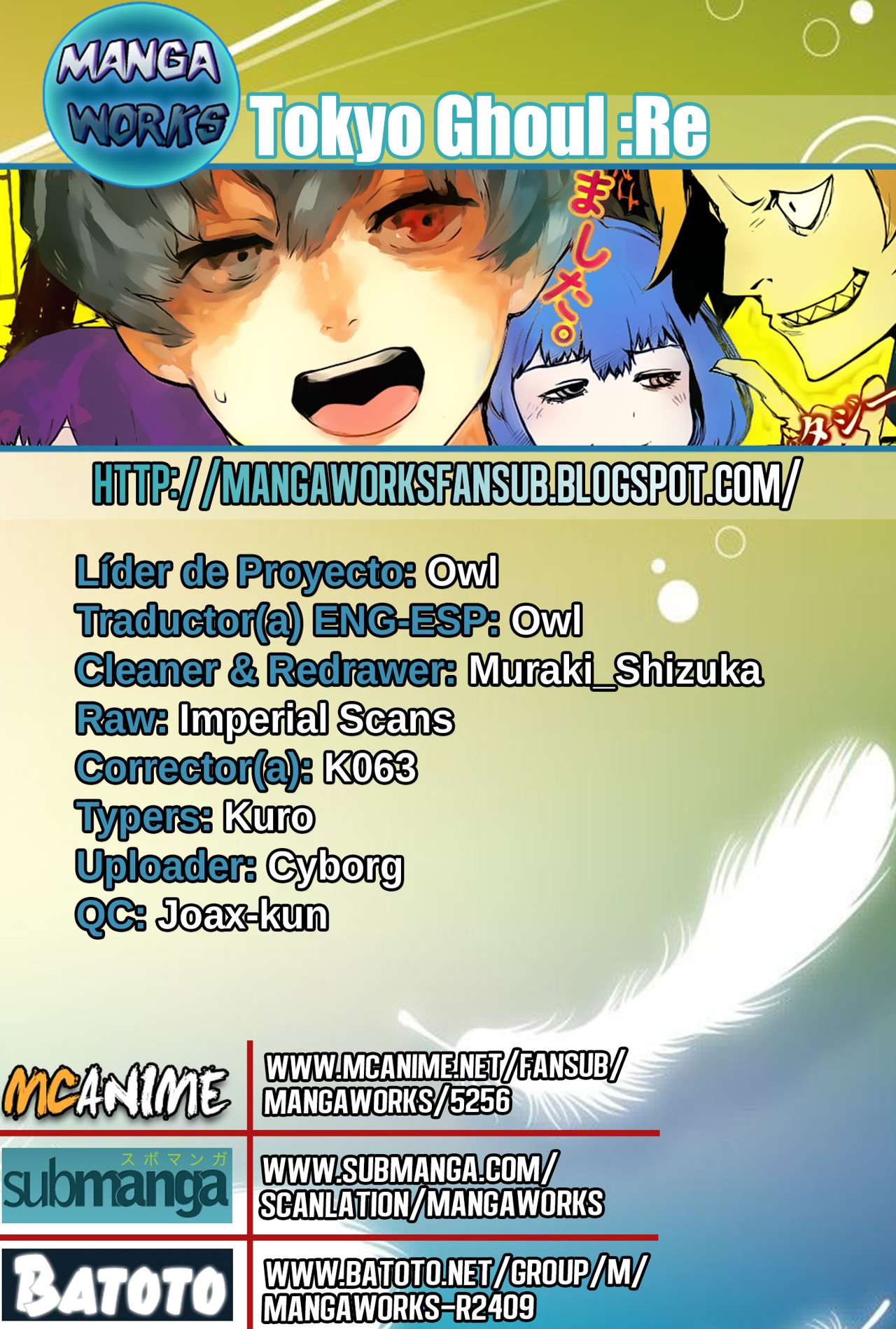 Read Tokyo Ghoul_re (es) Manga Online