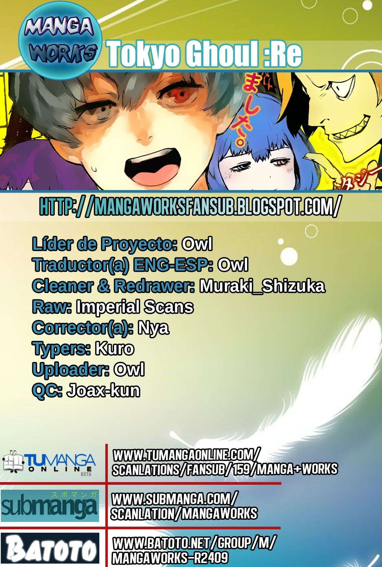 Read Tokyo Ghoul_re (es) Manga Online