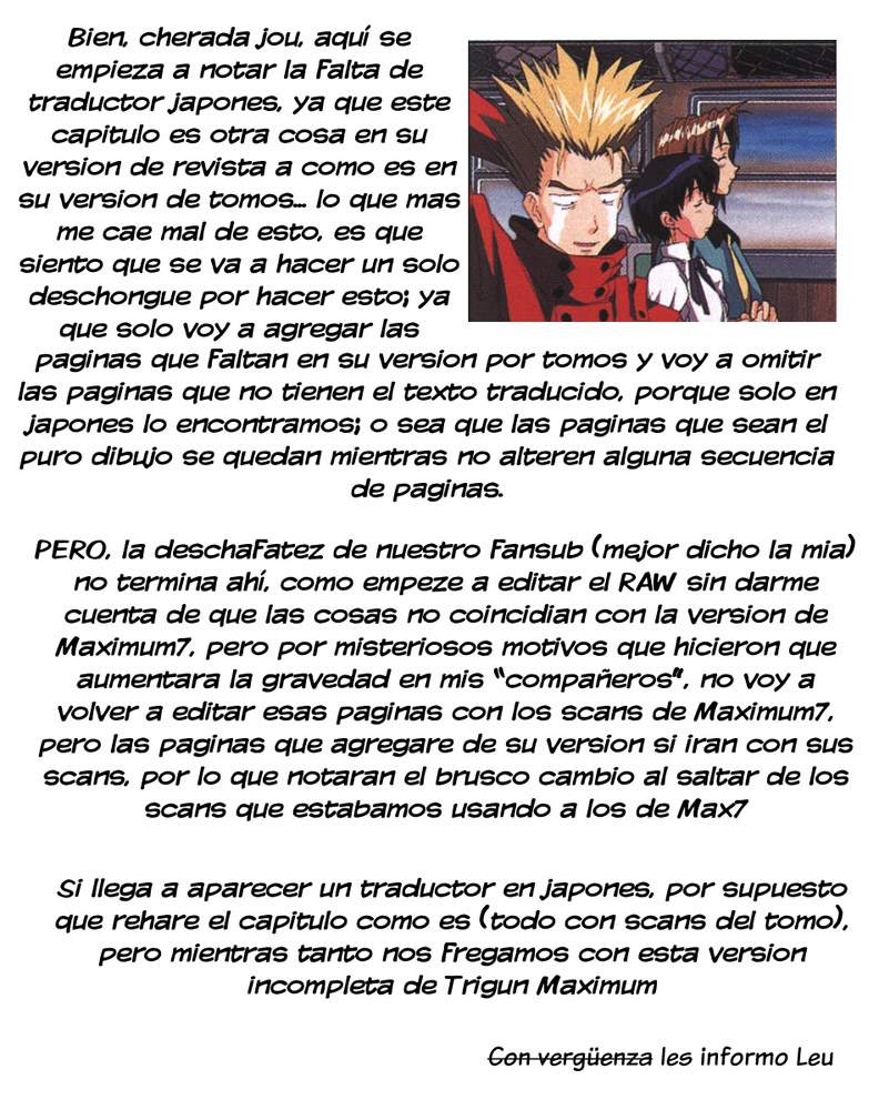 Read Trigun Maximum (es) Manga Online
