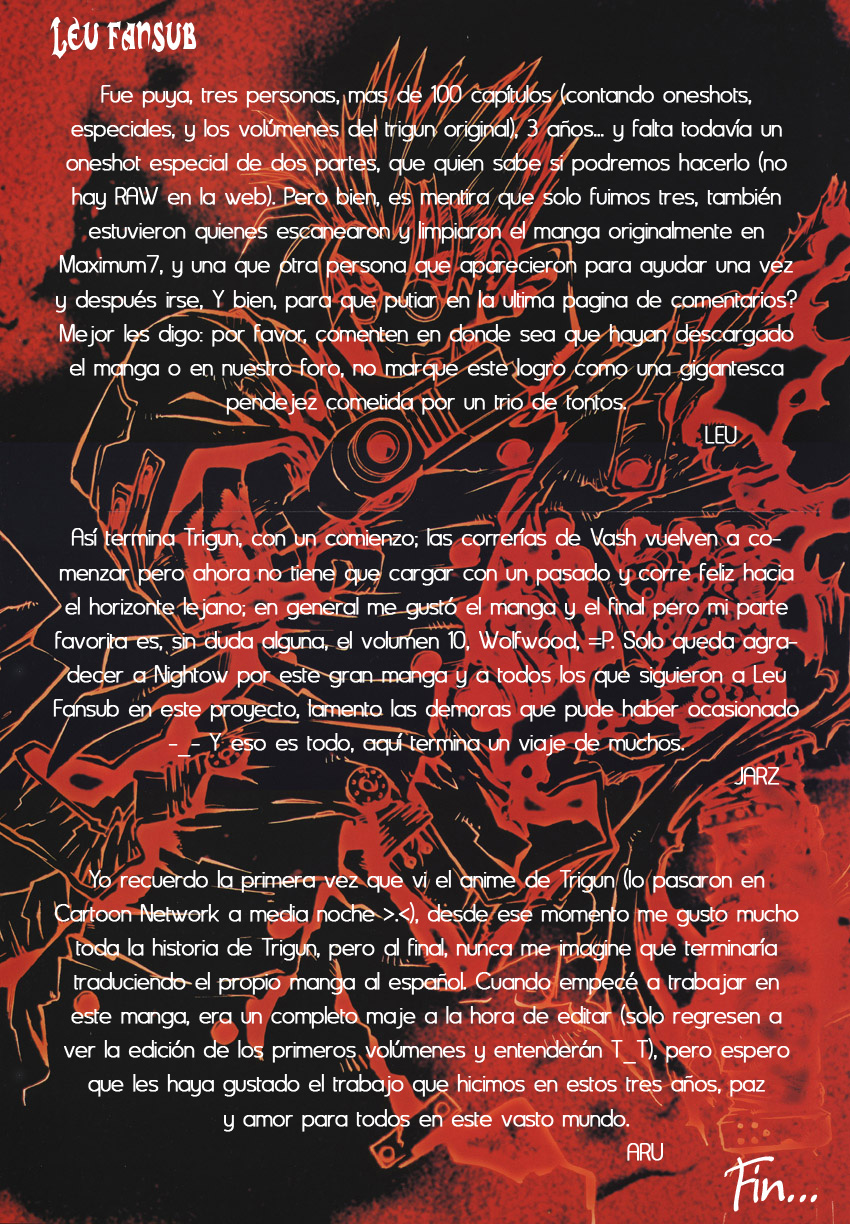 Read Trigun Maximum (es) Manga Online