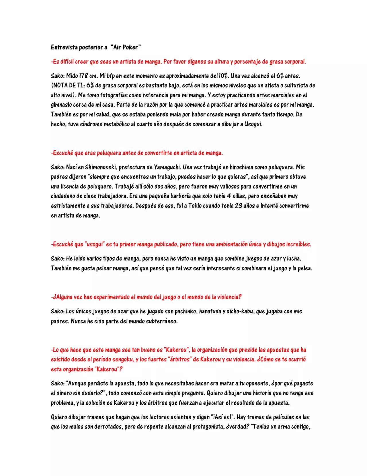 Read Usogui (es) Manga Online