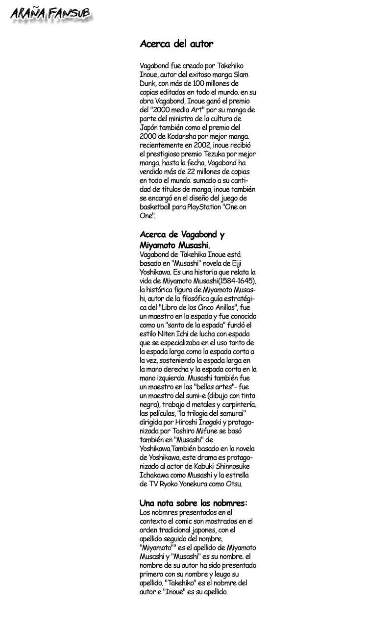 Read Vagabond (es) Manga Online