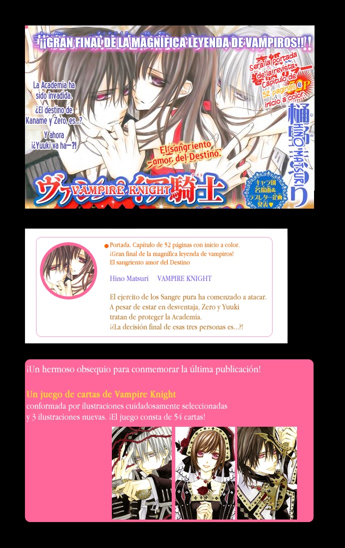 Read Vampire Knight (es) Manga Online