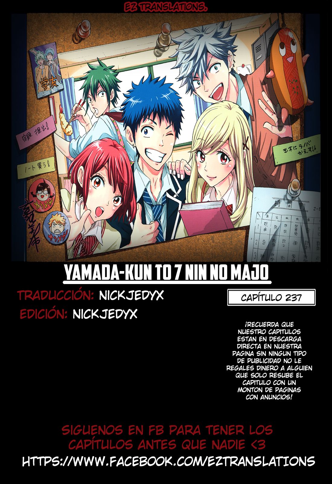 Read Yamada-kun y las 7 brujas (es) Manga Online