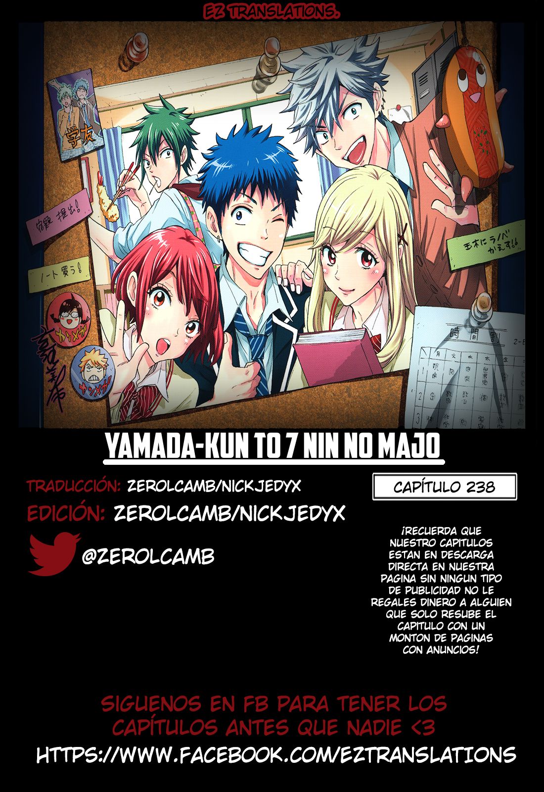 Read Yamada-kun y las 7 brujas (es) Manga Online