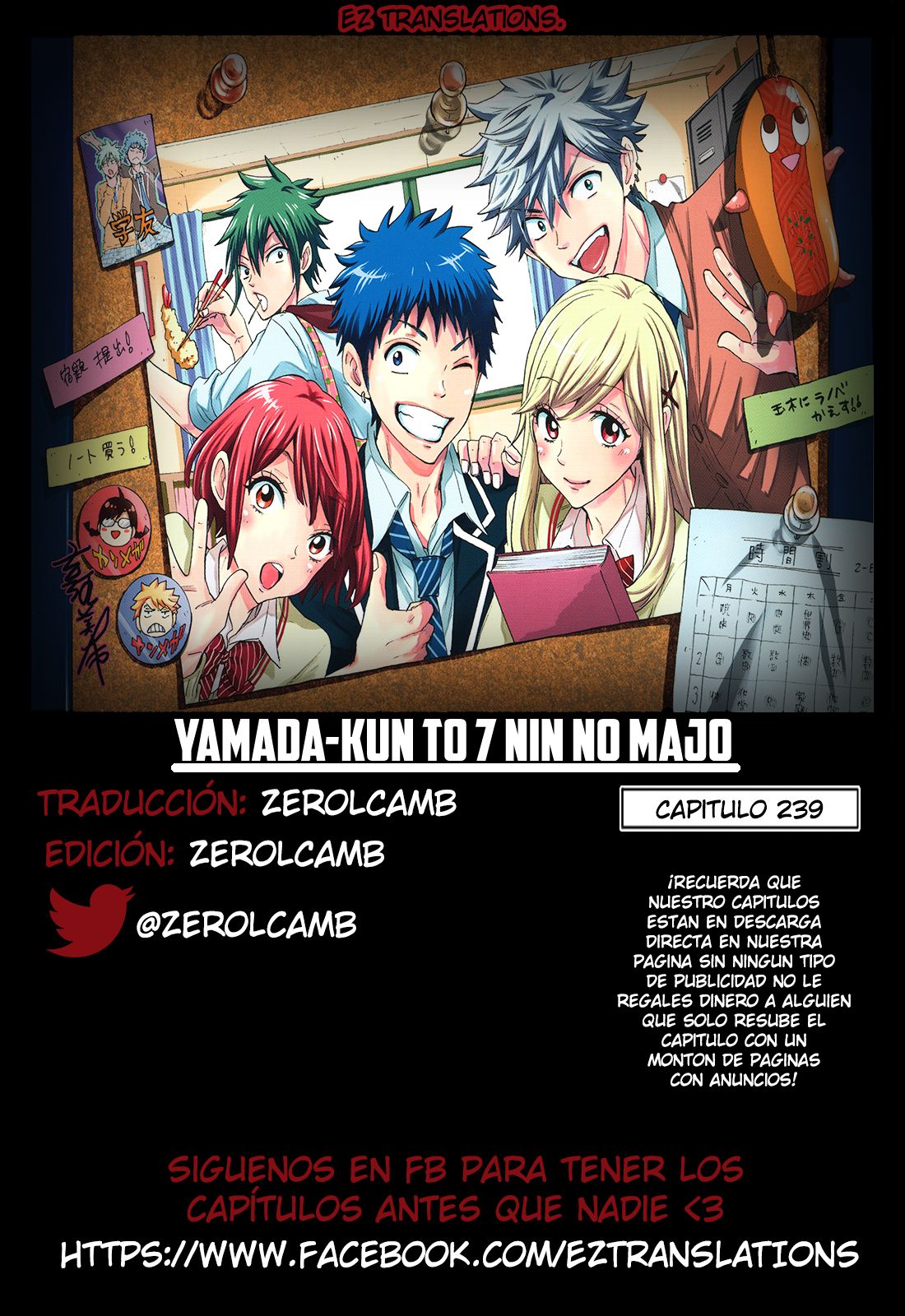 Read Yamada-kun y las 7 brujas (es) Manga Online