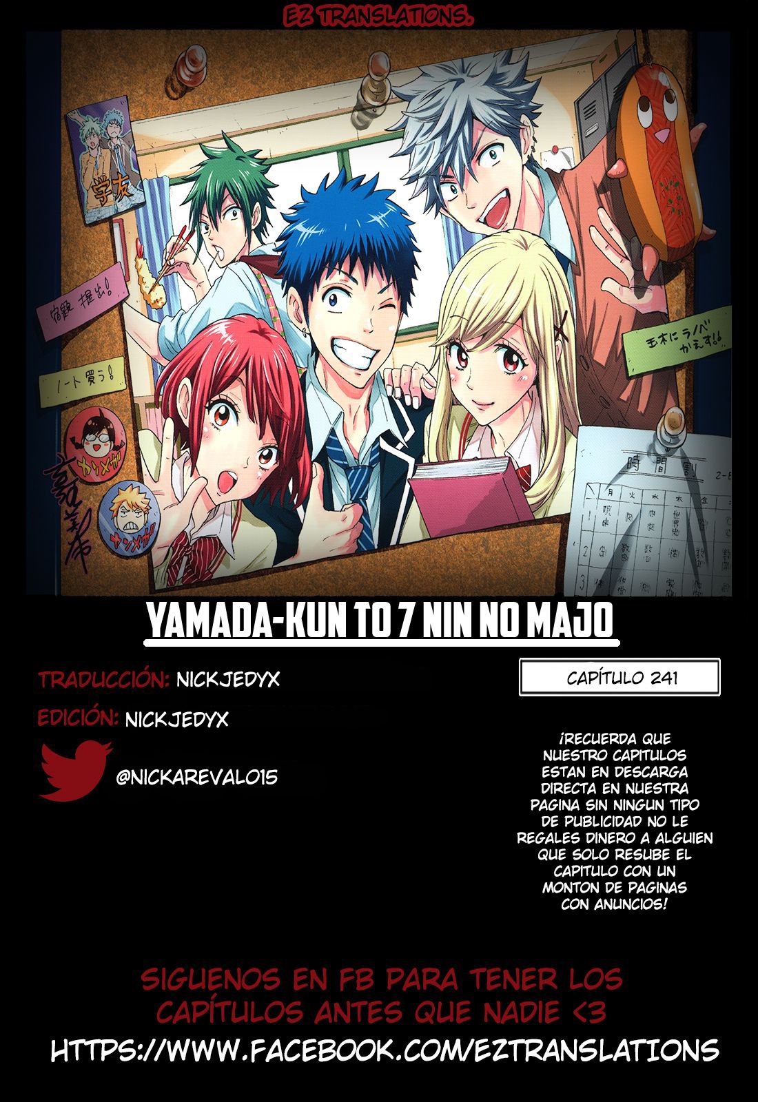 Read Yamada-kun y las 7 brujas (es) Manga Online