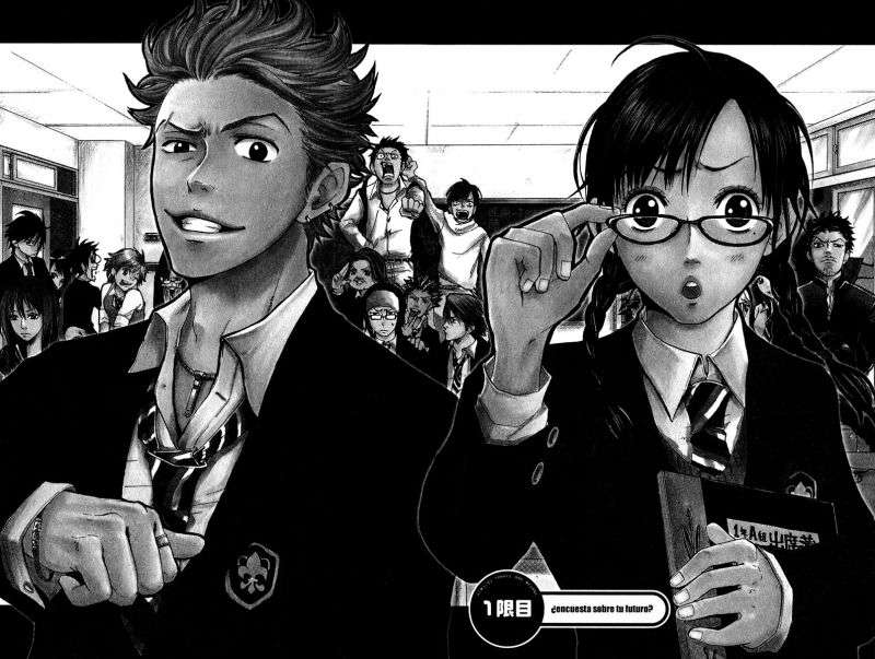 Read Yankee-kun to Megane-chan (es) Manga Online