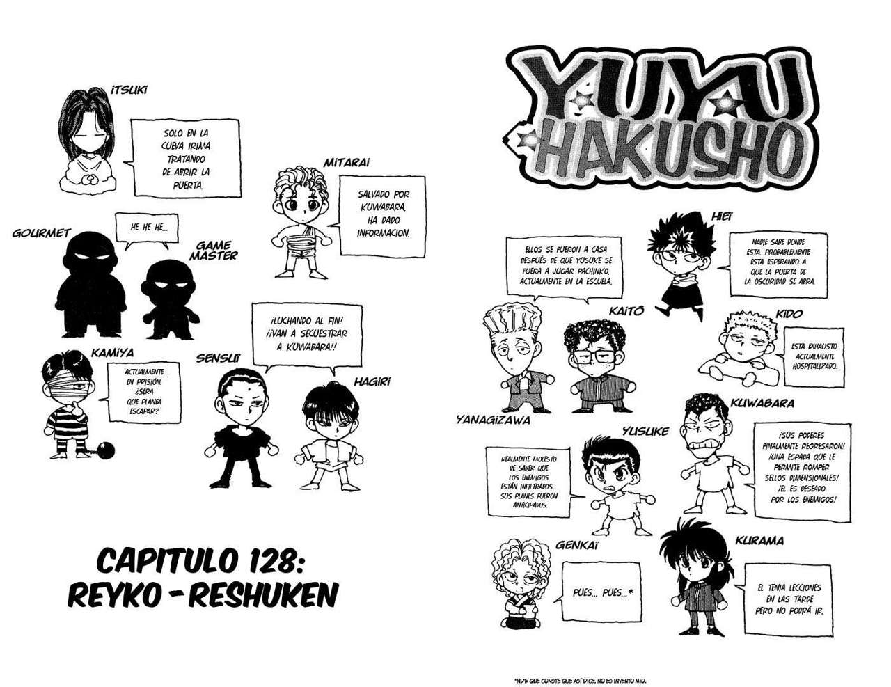 Read Yu Yu Hakusho (es) Manga Online